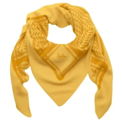 Lala Berlin tørklæde - Triangle Trinity M limone