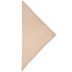 Lala Berlin tørklæde - Triangle Solid Logo M dune/beige