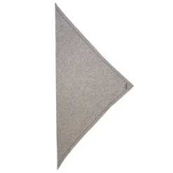 Lala Berlin tørklæde - Triangle Solid Logo M city middlegrey melange
