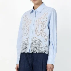 Leveté Room skjorte - PIPPIN 1 6262C/heather combi