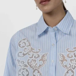 Leveté Room skjorte - PIPPIN 1 6262C/heather combi