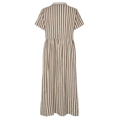 Lollys Laundry kjole - Aliya Maxi dark mokka