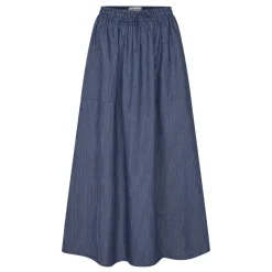 Lollys Laundry nederdel - Akane Maxi dark blue