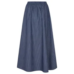 Lollys Laundry nederdel - Akane Maxi dark blue