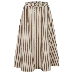 Lollys Laundry nederdel - Bristol Midi dark mokka