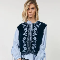 Lollys Laundry vest - Bin blue