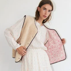 Lollys Laundry vest - Jace Love beige