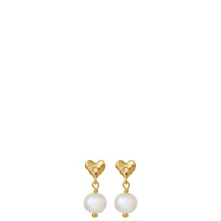 Maanesten øreringe - 9974A Alia guldbelagt