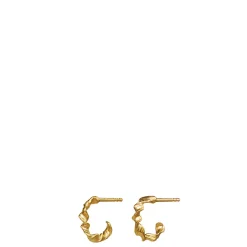 Maanesten øreringe - 9768A Amalie guldbelagt