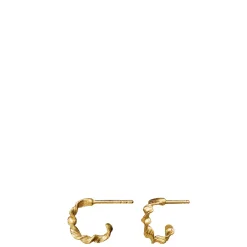 Maanesten øreringe - 9768A Amalie guldbelagt