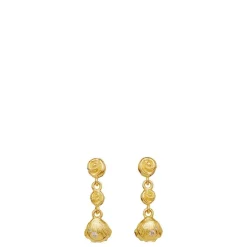 Maanesten øreringe - 9984A Andrina guldbelagt