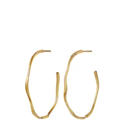 Maanesten øreringe - 9863A Echo Grande guldbelagt