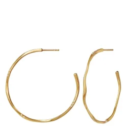 Maanesten øreringe - 9863A Echo Grande guldbelagt