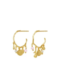 Maanesten øreringe - 9994A Eve guldbelagt