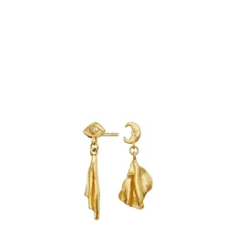Maanesten øreringe - 10035A Filicia guldbelagt