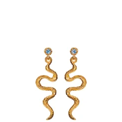 Maanesten øreringe - 9605A Lucy guldbelagt