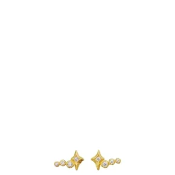 Maanesten øreringe - 10044A Minna guldbelagt