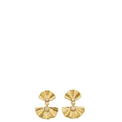 Maanesten øreringe - 10039A Odile guldbelagt