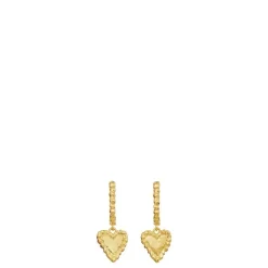 Maanesten øreringe - 10054A Rosalinde guldbelagt