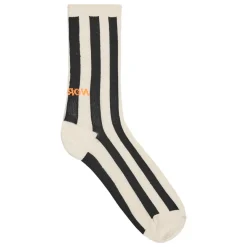 Mads Nørgaard strømper - Antonella black/vanilla ice