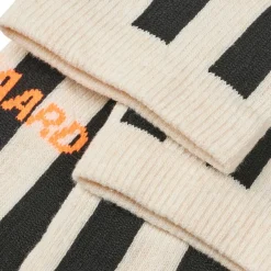 Mads Nørgaard strømper - Antonella black/vanilla ice