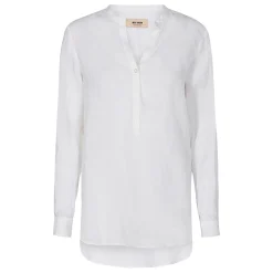 Mos Mosh bluse - Danna Linen white