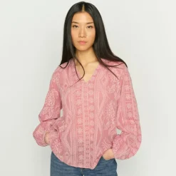 Mos Mosh bluse - Gata Allo dusty rose