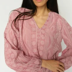 Mos Mosh bluse - Gata Allo dusty rose