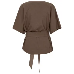 Mos Mosh bluse - Rikas Roy coffee quartz