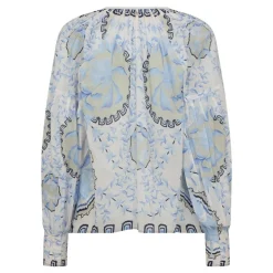 Mos Mosh bluse - Wylde Orchid brunnera blue