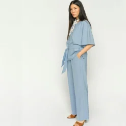 Mos Mosh bukser - Bai Roy light blue