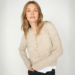 Mos Mosh cardigan - Almine feather gray