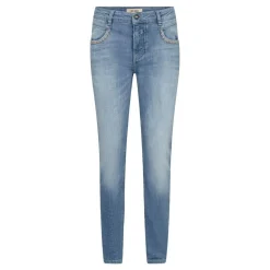 Mos Mosh jeans - Naomi Salute Emb. mid blue