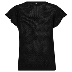 Mos Mosh strik - Ganna Pattern V-neck black