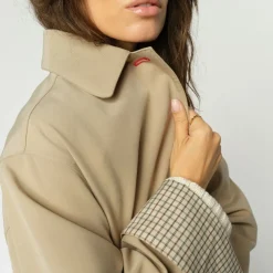 Mos Mosh trenchcoat - Riko Bora twill