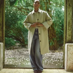 Mos Mosh trenchcoat - Riko Bora twill