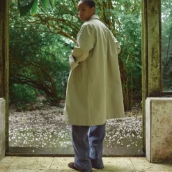 Mos Mosh trenchcoat - Riko Bora twill