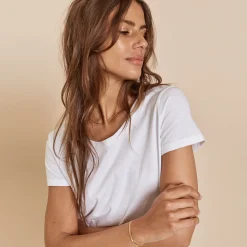 Mos Mosh t-shirt - Arden Organic O-neck white