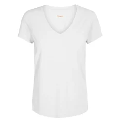 Mos Mosh t-shirt - Arden Organic V-neck white