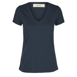 Mos Mosh t-shirt - Arden V-neck navy