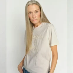 Mos Mosh t-shirt - Makri O-SS ecru