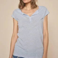 Mos Mosh t-shirt - Troy cashmere blue