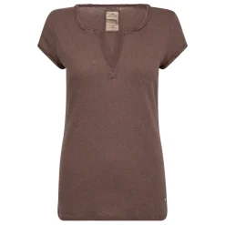 Mos Mosh t-shirt - Troy SS coffee quartz