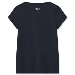 Mos Mosh t-shirt - Tulli V-SS Basic Salute navy