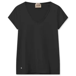 Mos Mosh t-shirt - Tulli V-SS Basic black