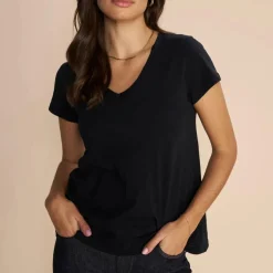 Mos Mosh t-shirt - Tulli V-SS Basic black