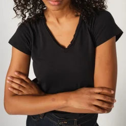 Mos Mosh t-shirt - Tulli V-SS Basic black