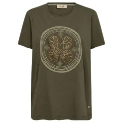Mos Mosh t-shirt - Zano O-SS Embroidery sea turtle