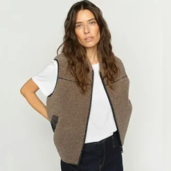 Mos Mosh vest - Rowe Teddy falcon