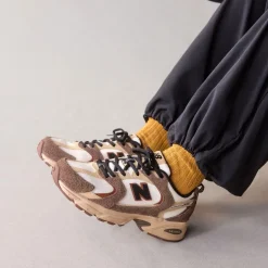 New Balance sneakers - MR530SNC dark mushroom med incense og linen